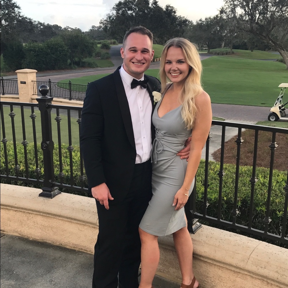 Light grey/blueish dress